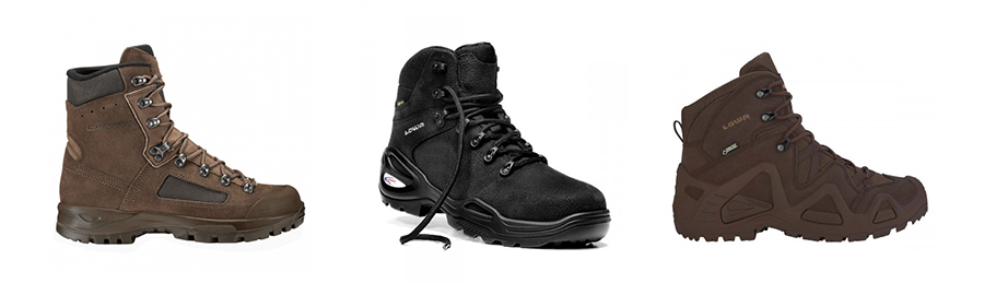 LOWA Boots With Cordura Fabric Uppers